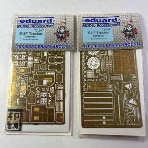 2X Eduard Model Accessories S-2F Tracker Interior / Exterior Hasegawa Kit CZ